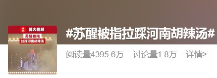 歌手苏醒道歉