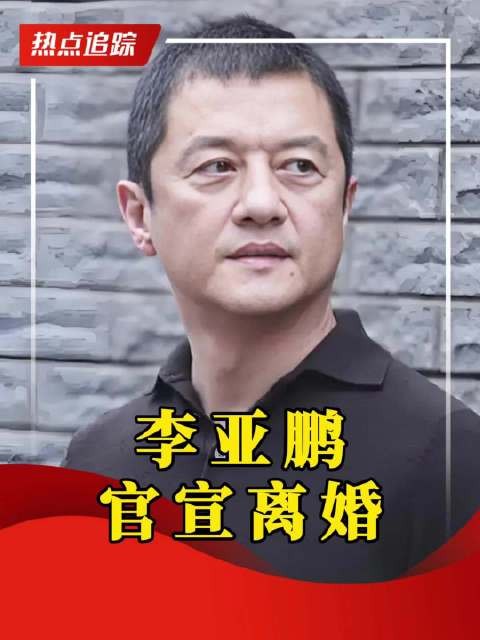 李亚鹏离婚李亚鹏海哈金喜官宣离婚