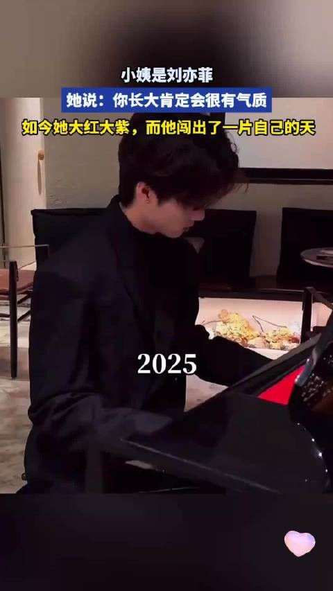 小姨刘亦菲，她说：你长大会很有气质！于是自己努力闯出了一片天