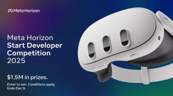 Meta Horizon 2025开发者大赛启动,奖金池150万美元
