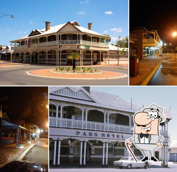 The exterior of Plantagenet Hotel