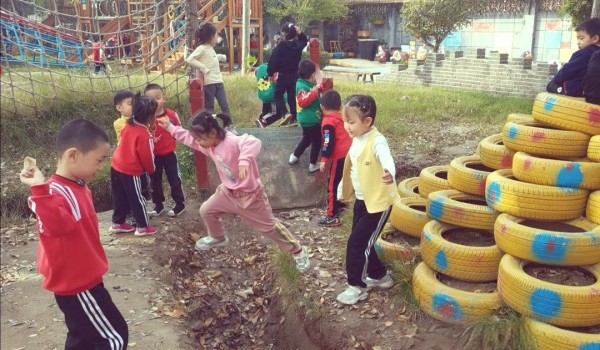 在自然探索中发现乐趣：幼儿自主游戏的挑战与成功