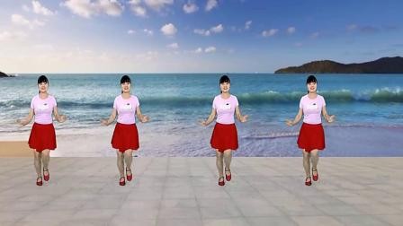 气质美女广场舞《三十出头》动感十足，简单大气，好听又好看