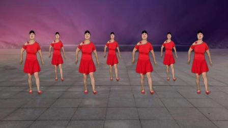 经典广场舞《八月桂花遍地开》简单欢快大气又好听好看!