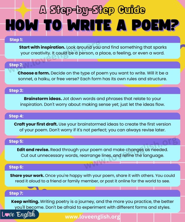 How to Write a Poem: A Simple Guide for Beginners