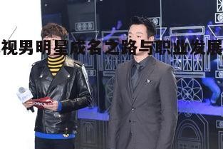 三、影视男明星的作品与影响力