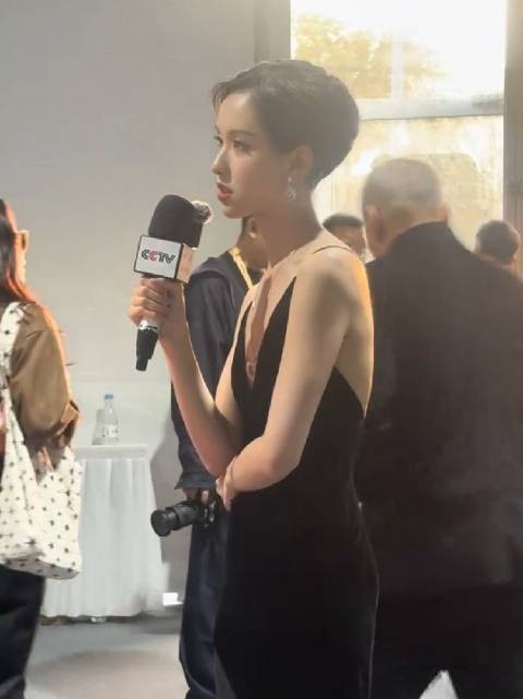 陈都灵金鸡奖后台采访,好美啊 ~金鸡百花电影节