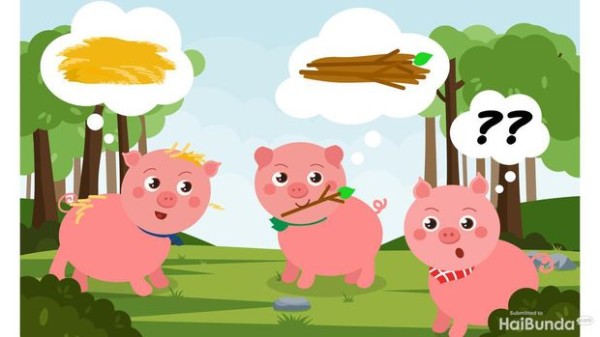 Cerita Fabel: Tiga Babi Kecil