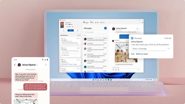 使用手機連結將您的 Android 或 iPhone 同步至 Windows 電腦