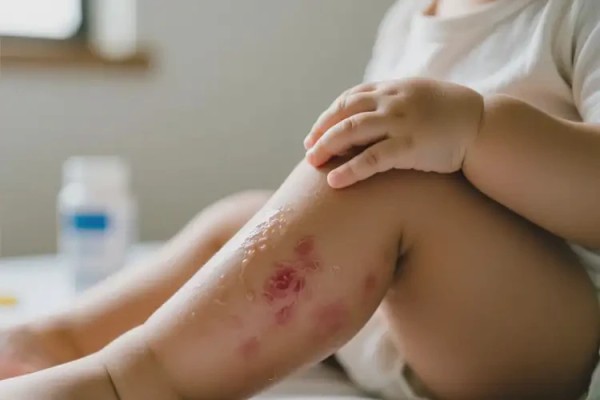 幼儿大腿上有湿疹可以彻底自愈吗(图3)