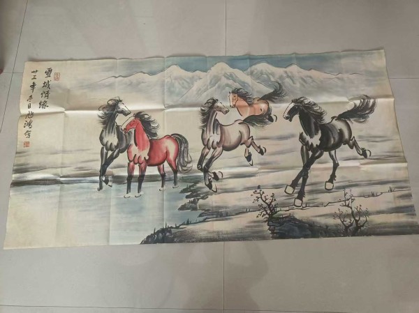 悲鸿奔马：徐悲鸿群马图的艺术内核与时代精神