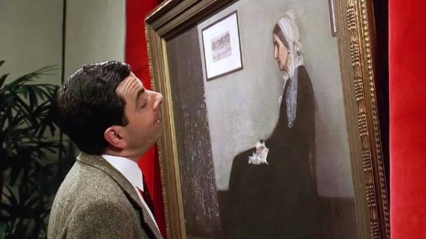 憨豆毁名画这段谁还没看过！慌张又好笑，至今回看仍被戳中笑点