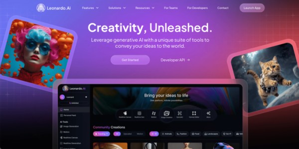 AI 图像生成工具Leonardo.Ai