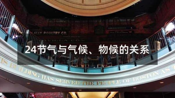 24节气与气候、物候的关系