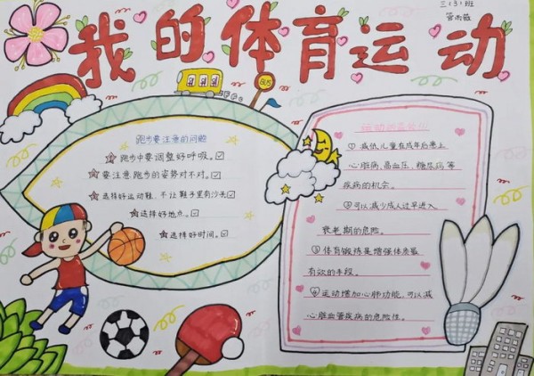 体育运动手抄报内容资料