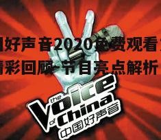 中国好声音2020免费观看方法与精彩回顾