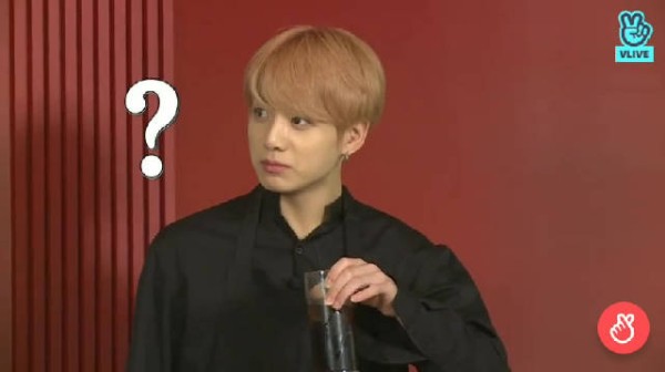 田柾国 190108 喝了一口加了盐的可乐 一头问号的宝宝