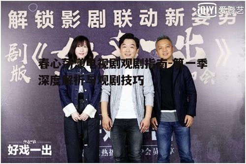 五、观剧技巧分享