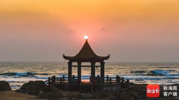 日出染海韵 陵水香水湾滨海公路藏着冬日美丽晨光