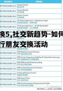 二、如何组织“朋友换5”活动？