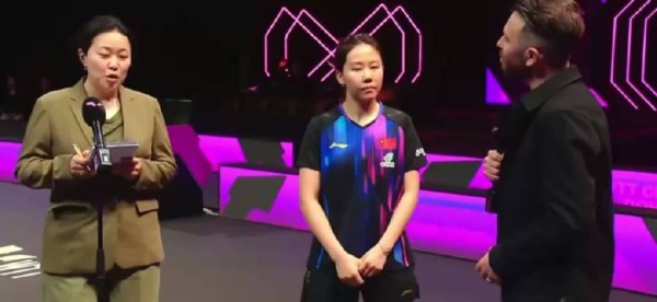 4-0蒯曼！陈幸同展望对阵朱雨玲：好好休息，放低姿态全力以赴