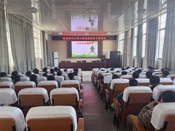 道县第四小学心理健康教育专题讲座
