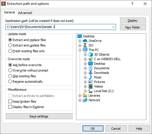 WinRAR can extract ZIP files
