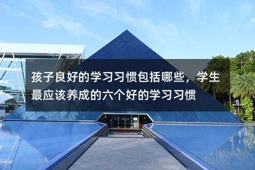 孩子良好的学习习惯包括哪些，学生最应该养成的六个好的学习习惯