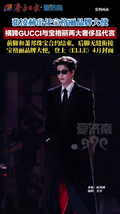 张凌赫出任宝格丽品牌大使，1月15日官宣