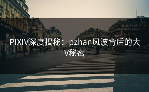 PIXIV深度揭秘：pzhan风波背后的大V秘密