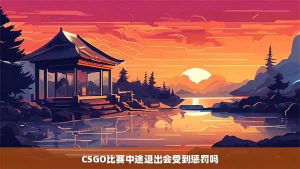 CSGO比赛中途退出会受到惩罚吗