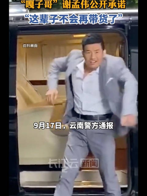 谢孟伟视频号承诺永不带货，称已告别过去