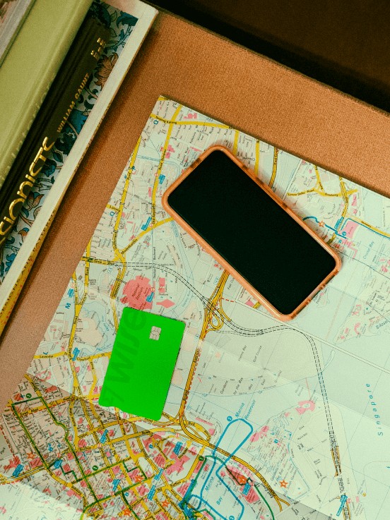 With the Wise app and debit card, it's easy to manage your money while travelling.