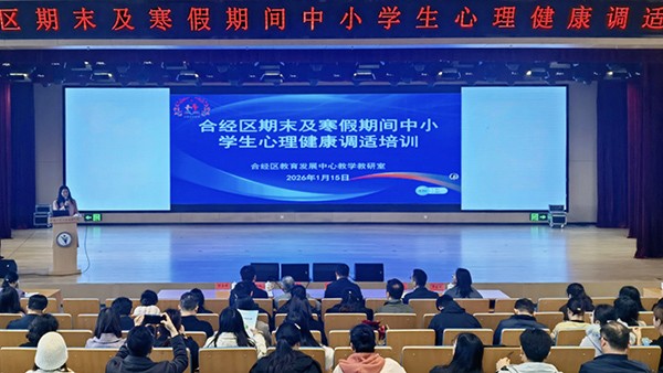 合肥经开区开展期末及寒假期间中小学生心理健康调适培训