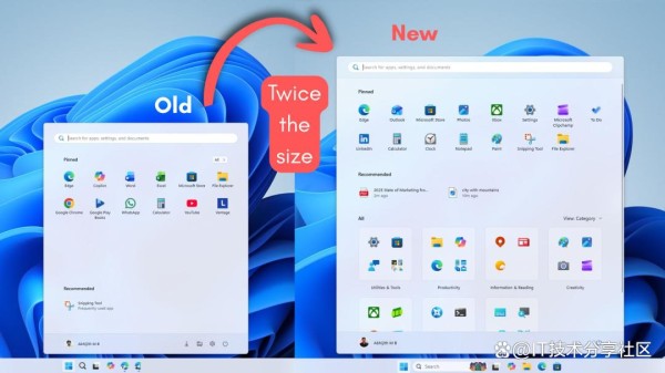 科技资讯：Windows11开始菜单“长高”引争议！微软回应来了