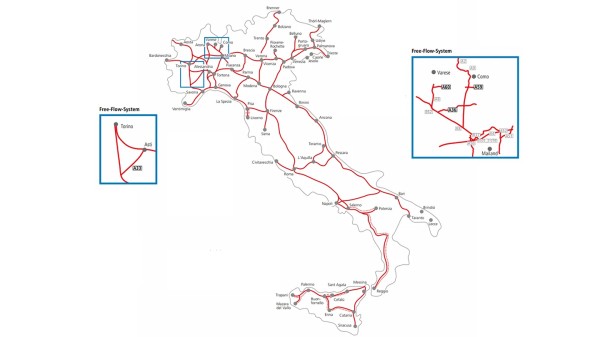 Mautstrecken in Italien