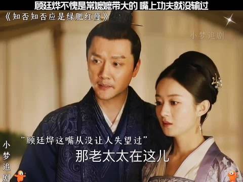 顾廷烨嘴上功夫强,常嬷嬷教导有方