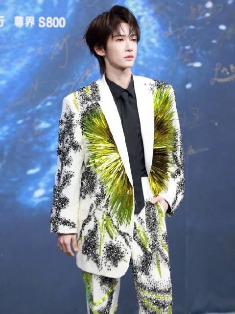 刘宇身穿Germanier 2026春夏高定亮相微博之夜红毯