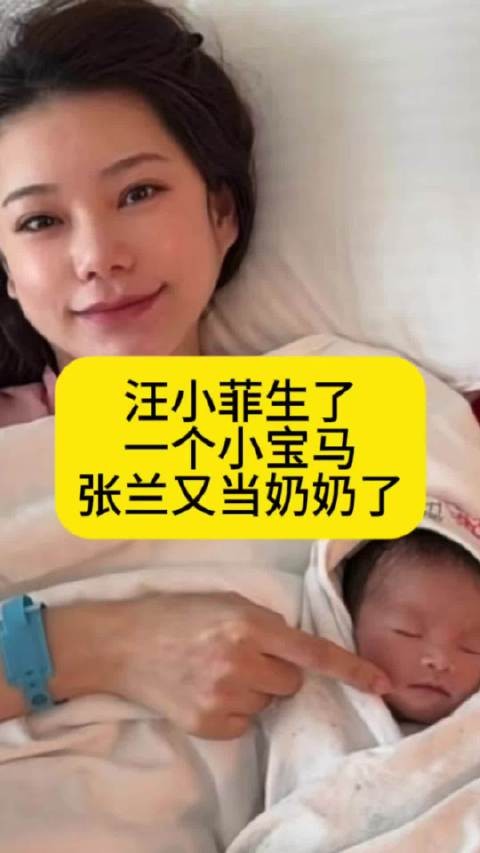 汪小菲生了一个小宝马，张兰又当奶奶了