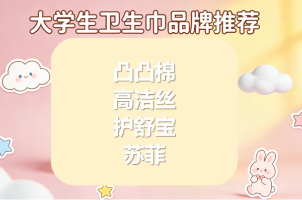 大学生卫生巾品牌推荐：承包经期舒适与安心