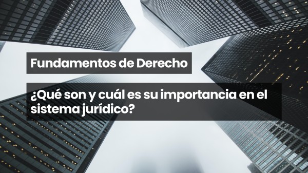 Fundamentos de derecho