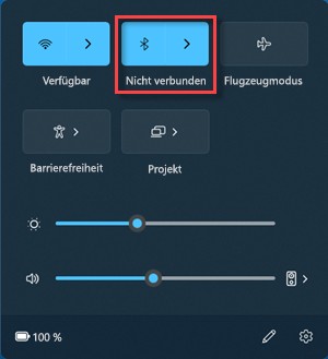 Aktivieren oder Deaktivieren von Bluetooth in Windows