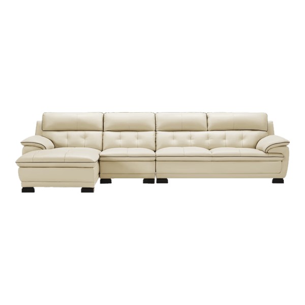 顾家家居真皮沙发：全家人共享的舒适与奢华，350cm宽大空间不容错过！