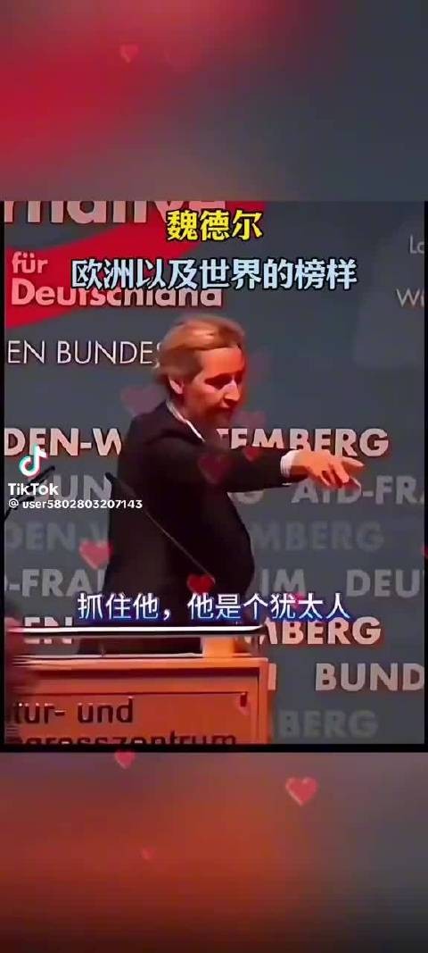 铁娘子魏德尔突然发飙：弄他，给老娘弄他---不知那犹太人说了什么？