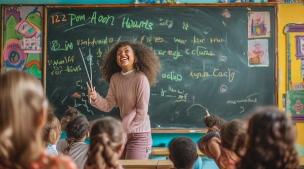 她如何巧妙地将学习话题变得幽默风趣？