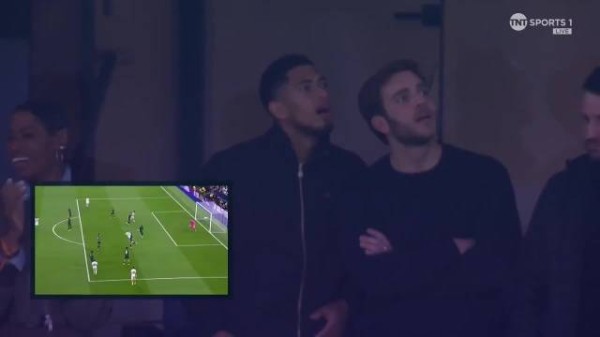 贝林厄姆对巴尔韦德上演帽子戏法的反应