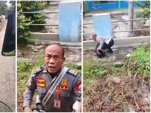 Viral Aksi Petugas Dishub di Lampung Ancam Kernet Truk