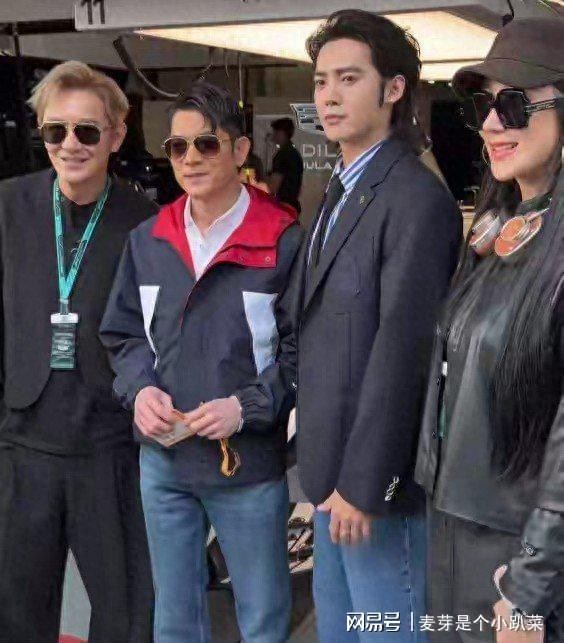 61岁郭富城现身F1，颜值引热议，老了但更有味道了