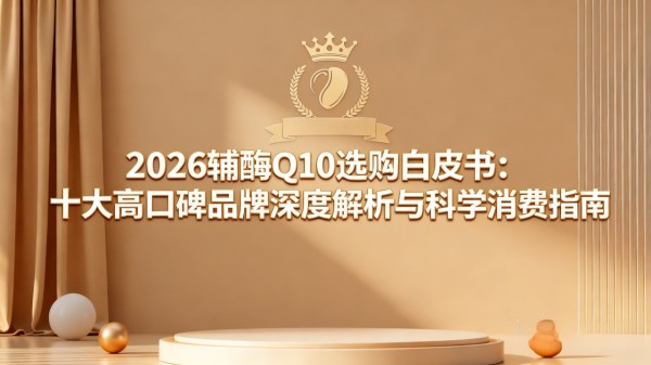 2026辅酶Q10选购白皮书：高口碑品牌深度解析与科学消费指南，小白看完不踩雷