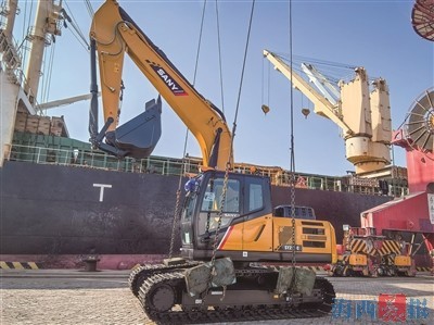 128辆国产工程车出口印尼
